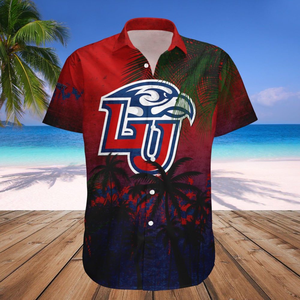 Liberty Flames Hawaii Shirt Coconut Tree Tropical Grunge – Ncaa