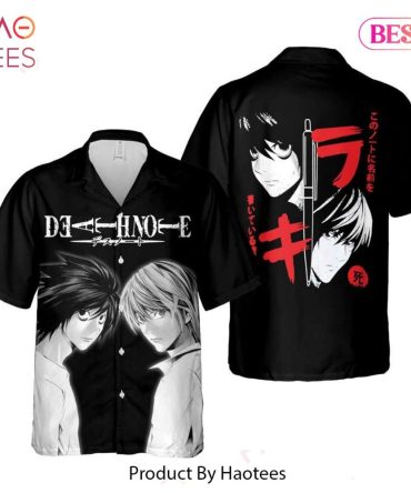 Light Yagami And L Hawaiian Shirt Death Note Anime Shirt For Men Women