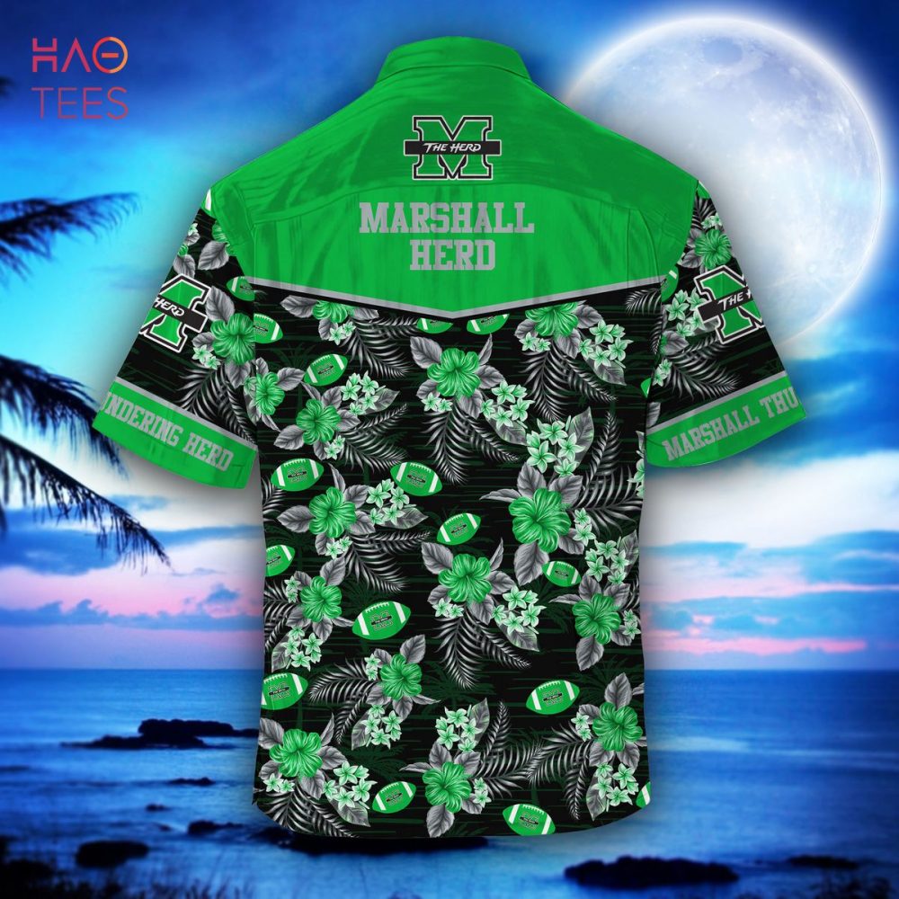 Marshall Thundering Herd Hawaiian Shirt, Gift For Summer - Image 2