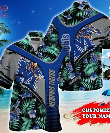 Memphis Tigers Customized Summer Hawaiian Shirt, With Tropical Pattern For Fans