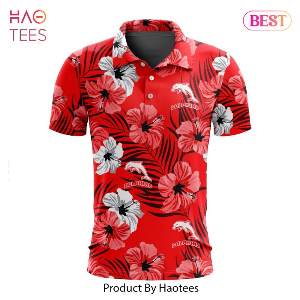 Nrl Dolphins Special Aloha Golf Polo Design