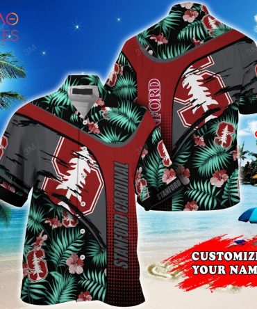 Stanford Cardinal Customized Summer Hawaiian Shirt, With Tropical Pattern For Fans
