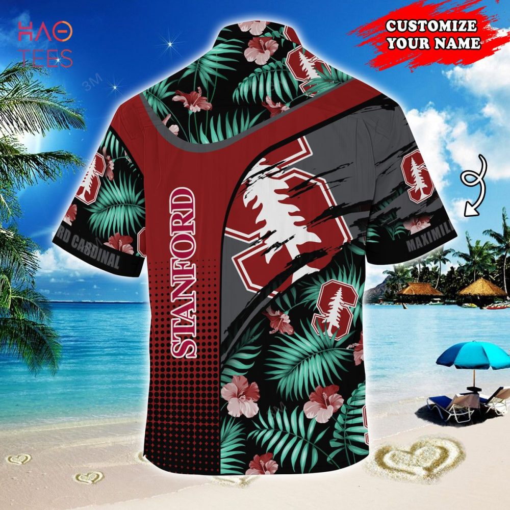 Stanford Cardinal Customized Summer Hawaiian Shirt, With Tropical Pattern For Fans - Image 2