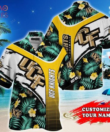 Ucf Knights Customized Summer Hawaiian Shirt, With Tropical Pattern For Fans