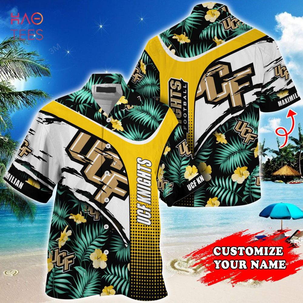 Ucf Knights Customized Summer Hawaiian Shirt, With Tropical Pattern For Fans