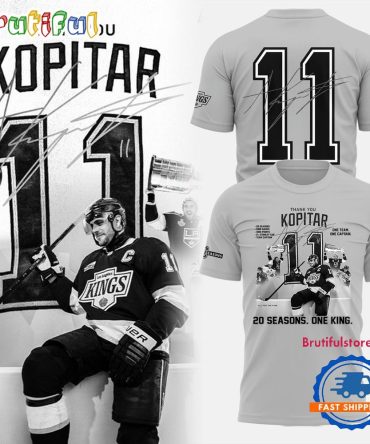 Los Angeles Kings Anze Kopitar Signtature Limited Edition T Shirt