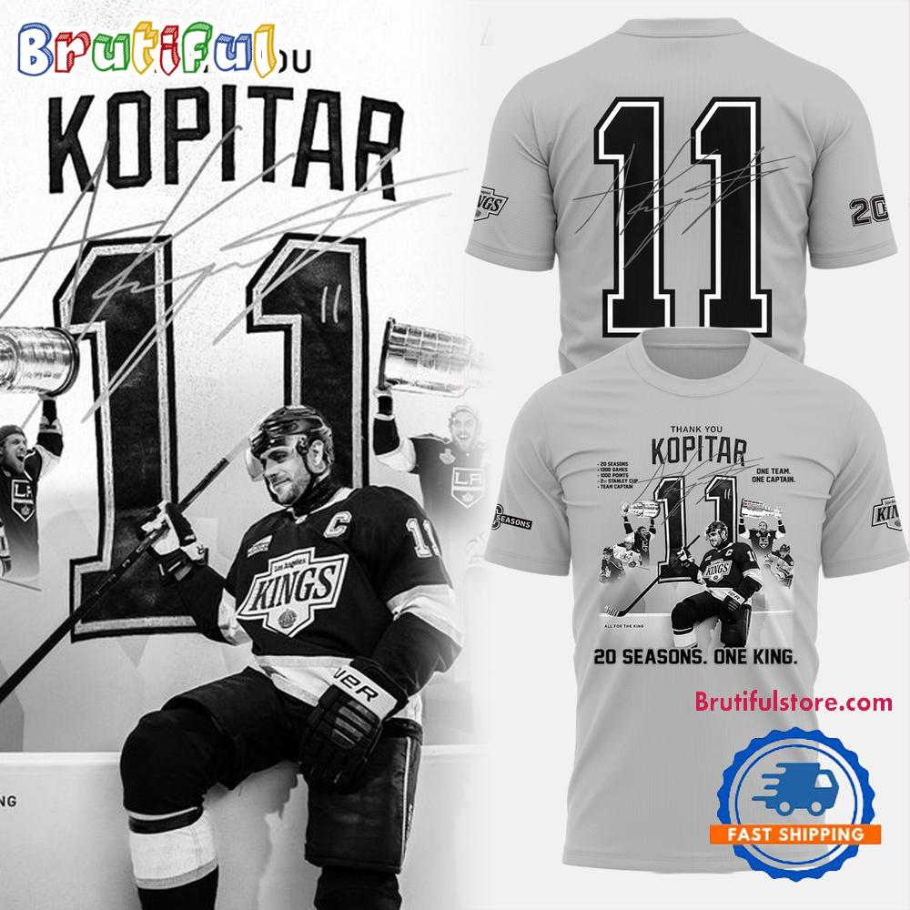 Los Angeles Kings Anze Kopitar Signtature Limited Edition T Shirt