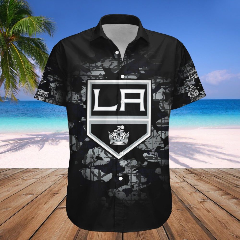 Los Angeles Kings Hawaii Shirt Camouflage Vintage Nhl