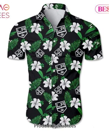 Los Angeles Kings Hawaiian Shirt Tropical Flower Summer