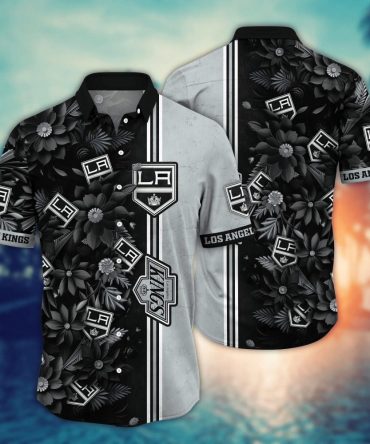 Los Angeles Kings Nhl Hawaiian Shirt Custom Parasols Aloha Shirt