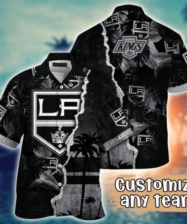 Los Angeles Kings Nhl Hawaiian Shirt Custom Sandcastles Aloha Shirt