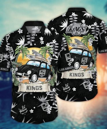 Los Angeles Kings Nhl Hawaiian Shirt Ice Cream Seasontime Aloha Shirt