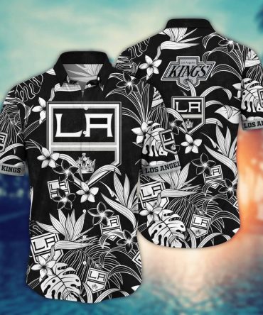 Los Angeles Kings Nhl Hawaiian Shirt Sandcastles Aloha Shirt