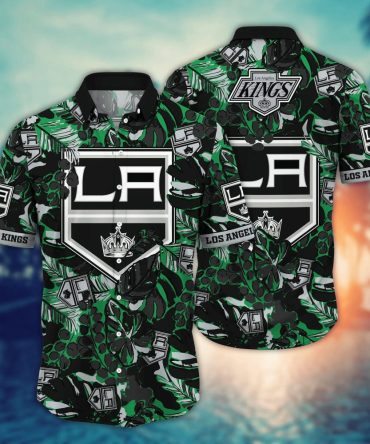 Los Angeles Kings Nhl Hawaiian Shirt Straw Hats Aloha Shirt
