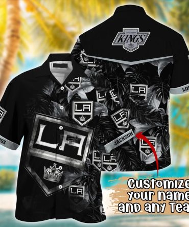 Los Angeles Kings Nhl Summer Hawaii Shirt And Tshirt Custom Aloha Shirt
