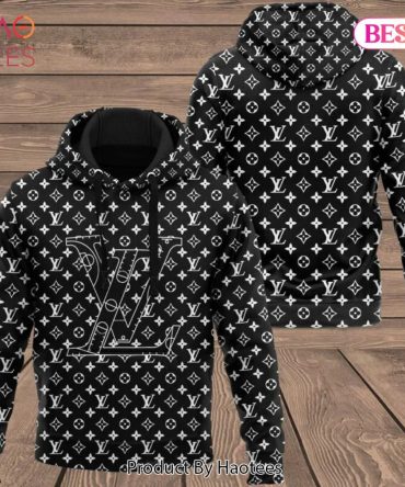 Louis Vuitton Black Hoodie Lv Luxury Brand Clothing Clothes Outfit For Men