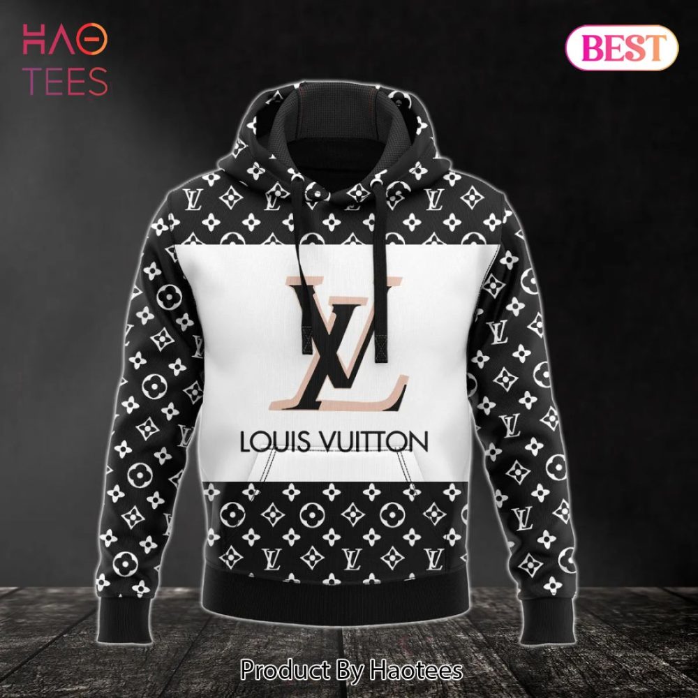 Louis Vuitton Black Hoodie Lv Luxury Clothing Clothes Outfit For Men
