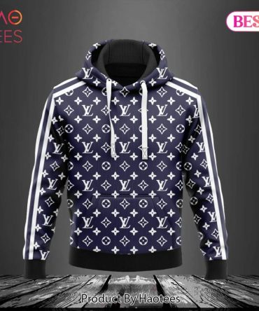 Louis Vuitton Blue Hoodie Lv Luxury Clothing Clothes Outfit For Men