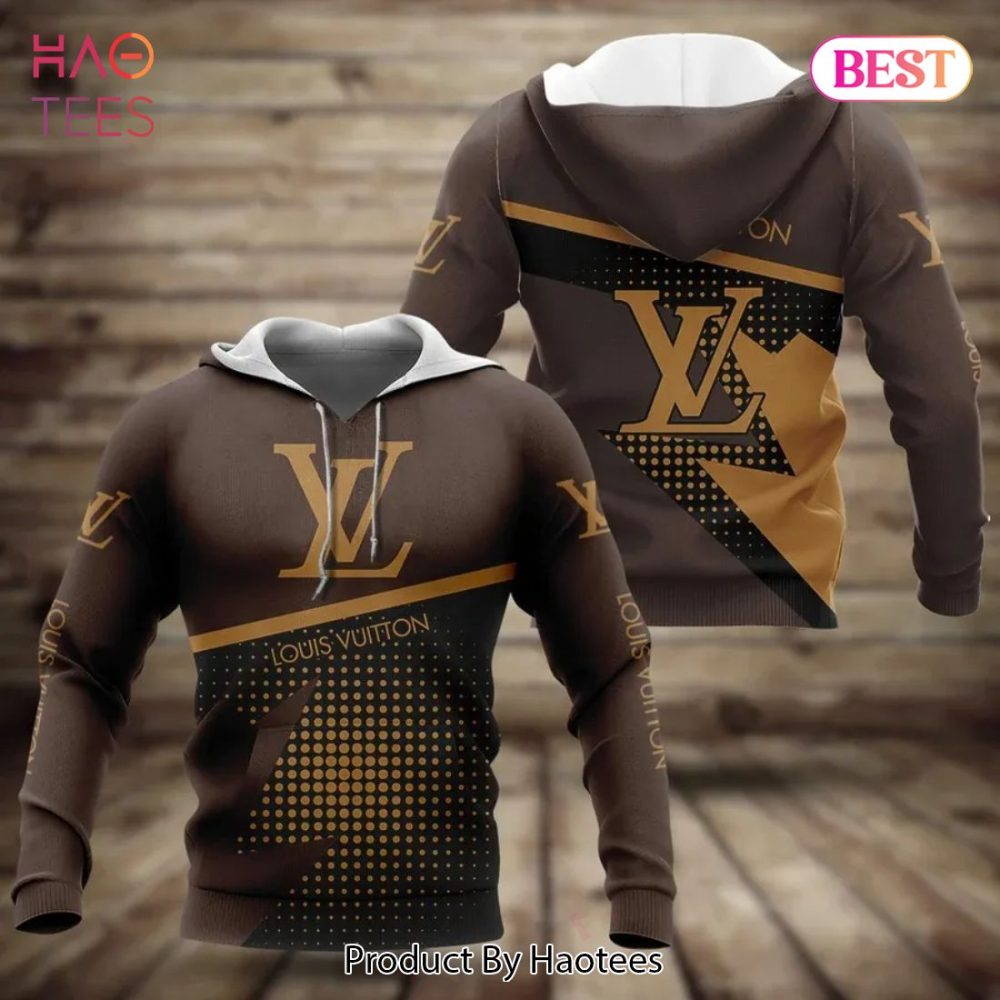 Louis Vuitton Brown Hoodie Lv Luxury Clothing Clothes Outfit For Men