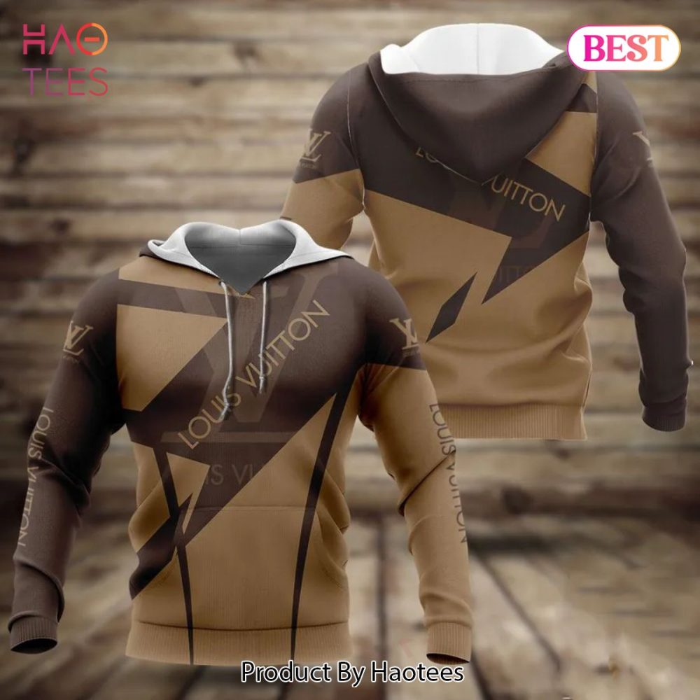 Louis Vuitton Brown Hoodie Lv Luxury Clothing Clothes Outfit For Men New Fashion