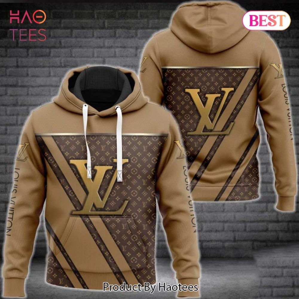 Louis Vuitton Brown Hoodie Lv Luxury Clothing Clothes Outfit For Men