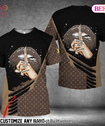 Louis Vuitton Customize Name 3D T-Shirt Brand
