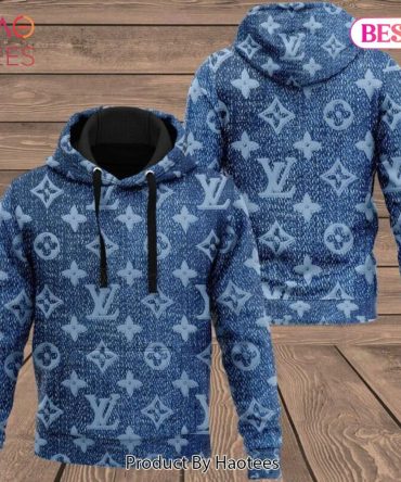 Louis Vuitton Denim Hoodie Lv Luxury Clothing Clothes Outfit For Men