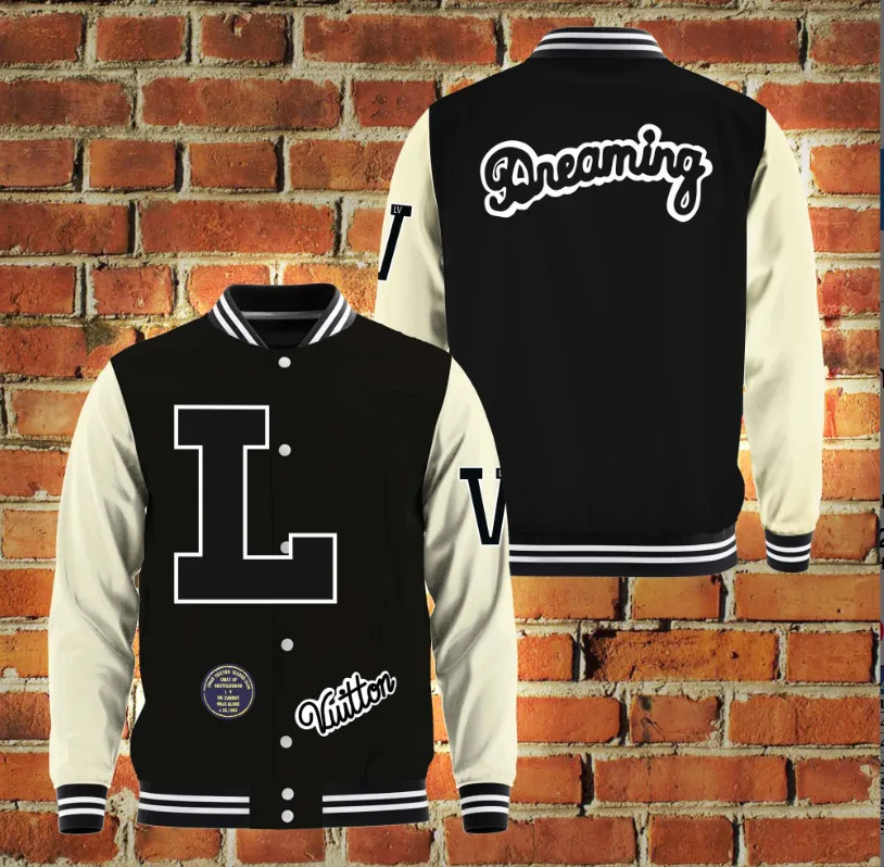 Limited Edition Louis Vuitton Lv Varsity Jacket Mrs-Bj1-61023001