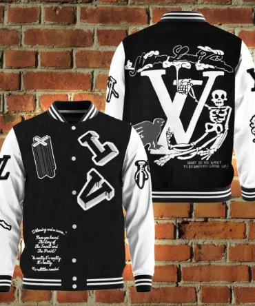 Limited Edition Louis Vuitton Lv Varsity Jacket Mrs-Bj1-61023004