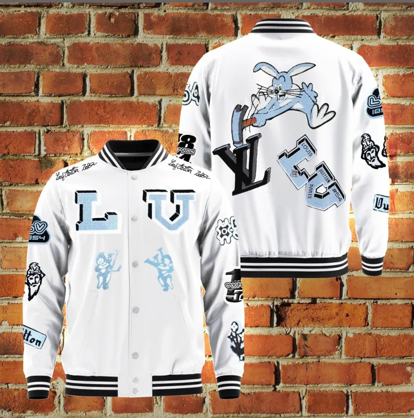 Limited Edition Louis Vuitton Lv Varsity Jacket Mrs-Bj1-61023005