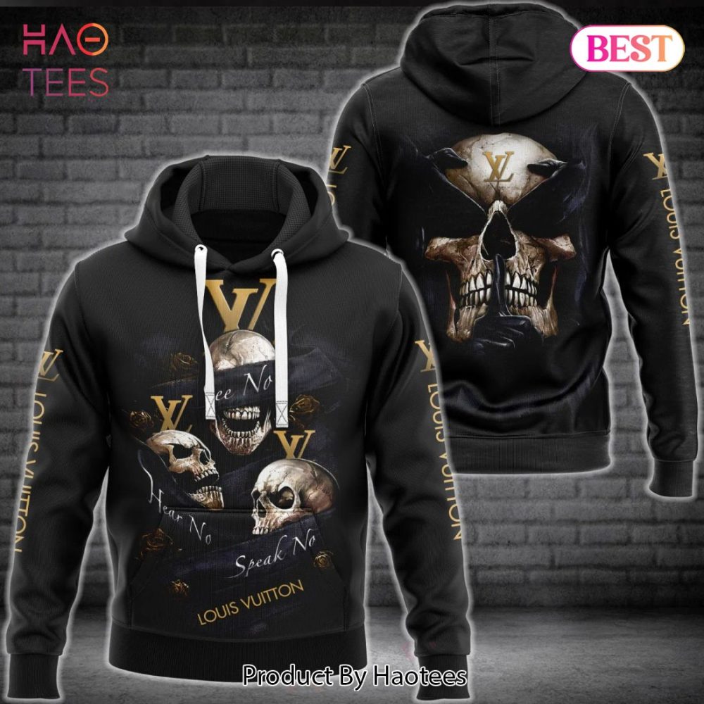 Louis Vuitton Skull Hoodie Lv Luxury Clothing Clothes Outfit For Men