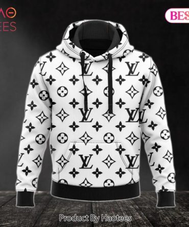 Louis Vuitton White Hoodie Lv Luxury Clothing Clothes Outfit For Men