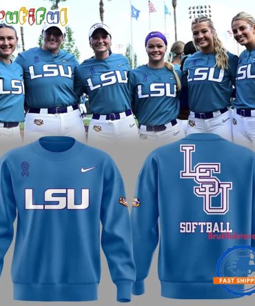 Lsu Tigers Softball 2026 New Uniform Limited Edition Sweatshirt