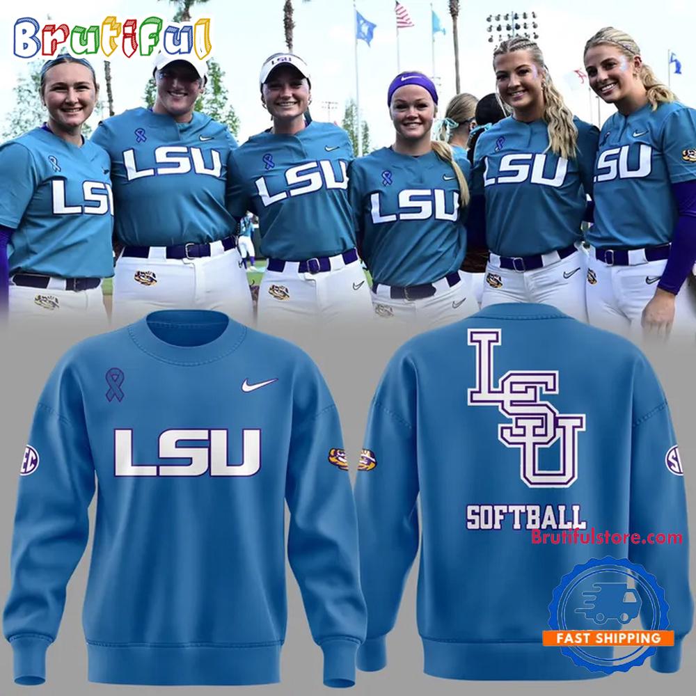 Lsu Tigers Softball 2026 New Uniform Limited Edition Sweatshirt