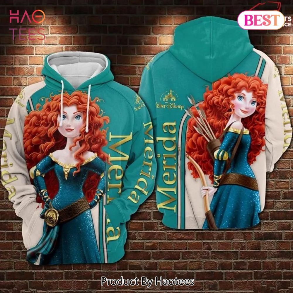 Brave Merida Cartoon Princess Merida 3D Hoodie