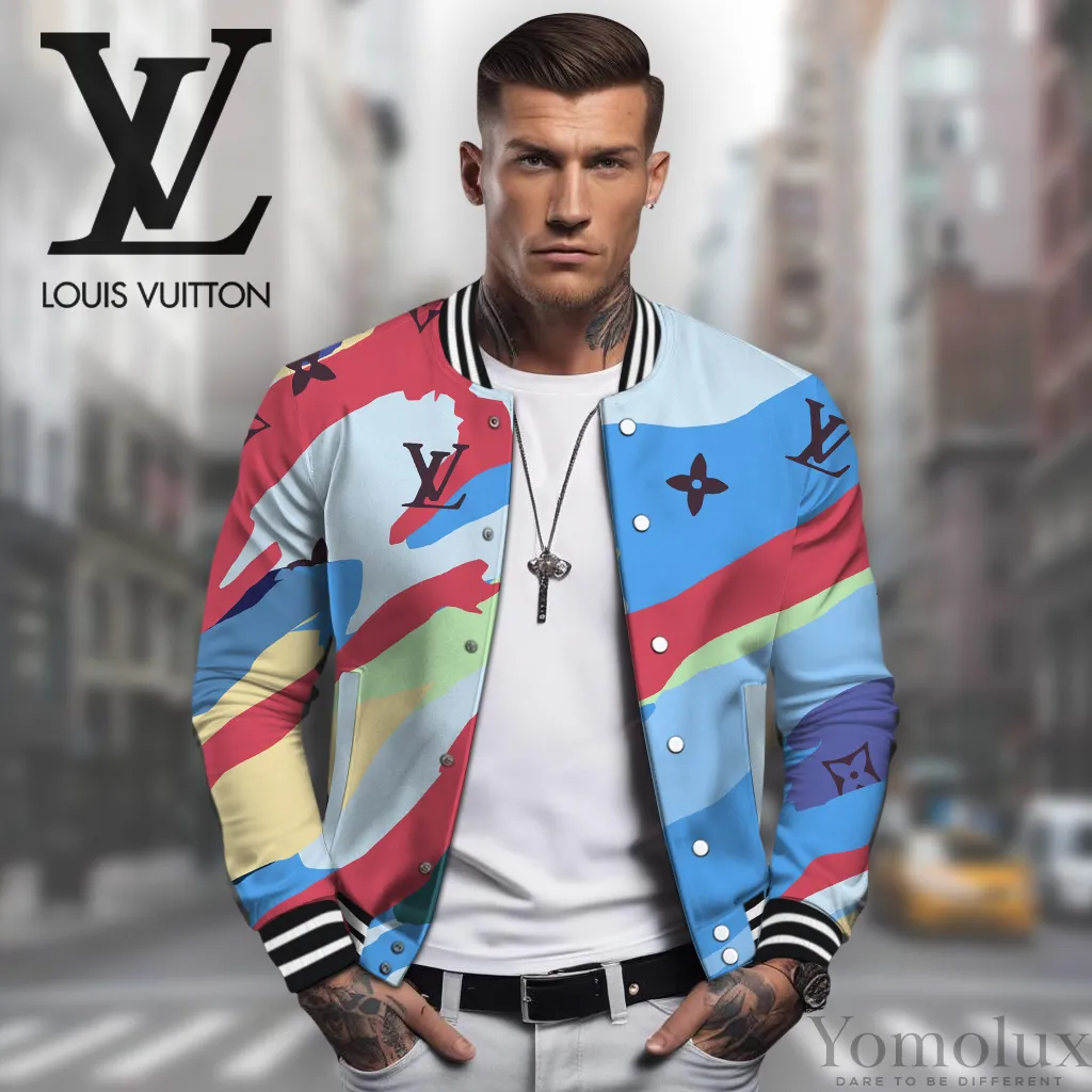 Louis Vuitton Lv Varsity Jacket For Men Bj-Drx2809003