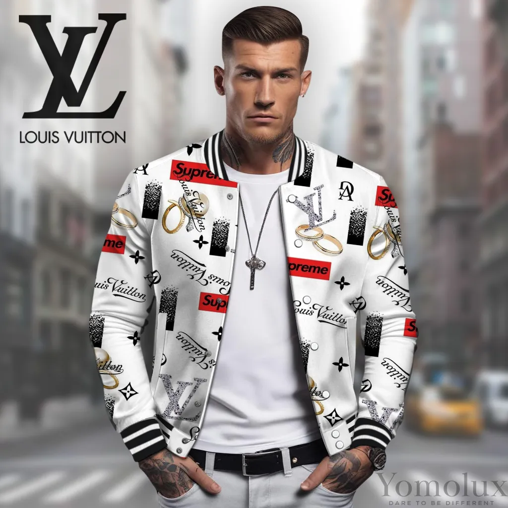 Louis Vuitton Lv Varsity Jacket For Men Bj-Drx2809002