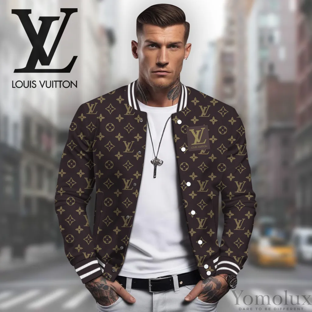 Louis Vuitton Lv Varsity Jacket For Men Bj-Drx2809012