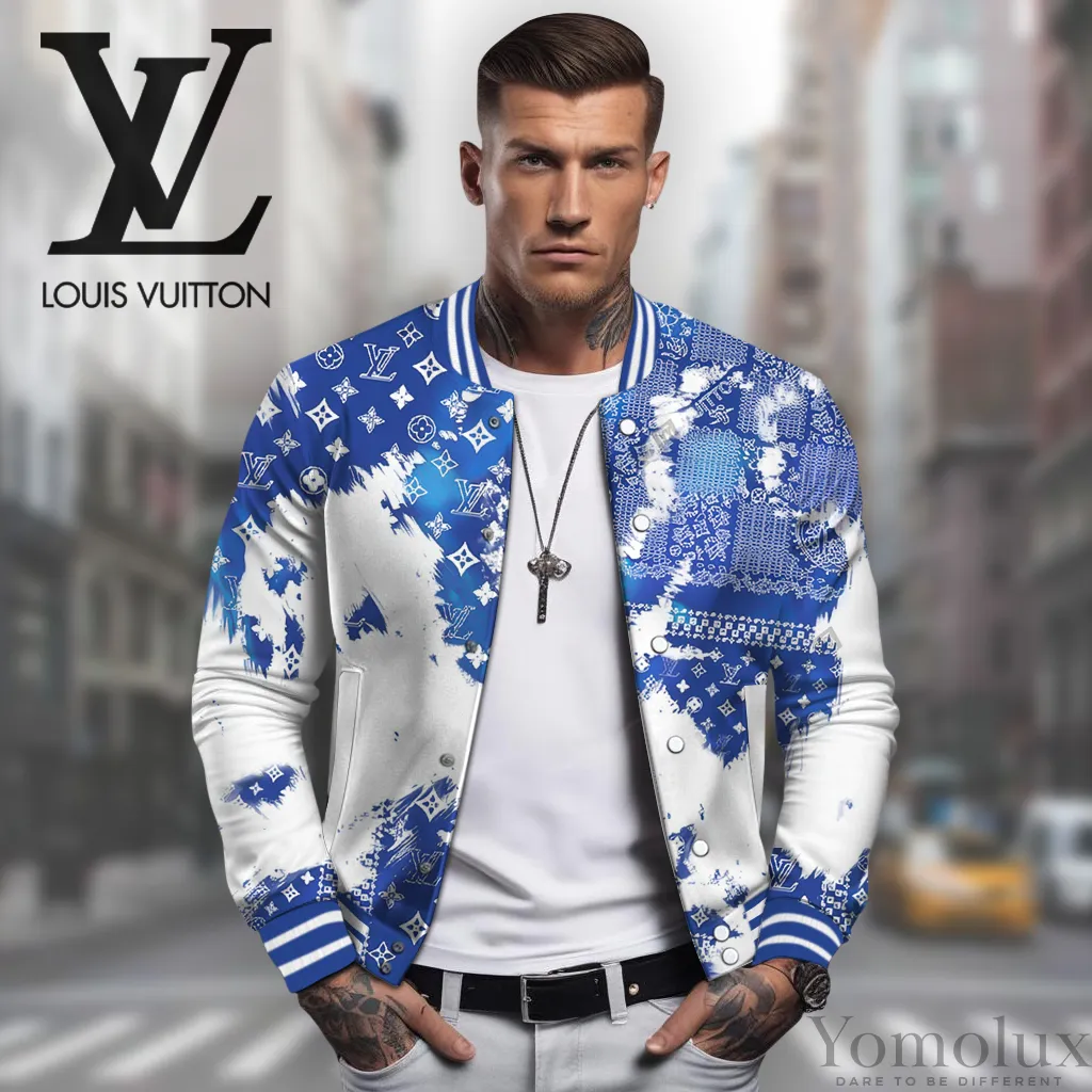 Louis Vuitton Lv Varsity Jacket For Men Bj-Drx2809016