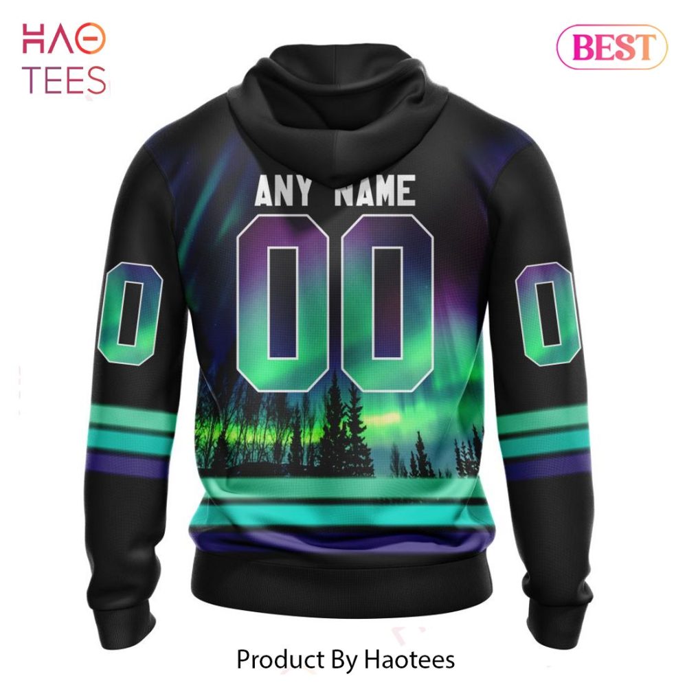 Nhl Minnesota Wild Special Design With Northern Lights Hoodie - Image 3