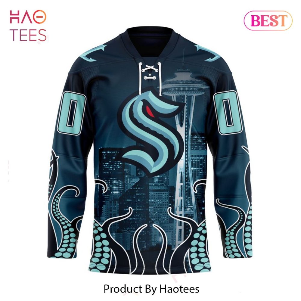 Nhl Seattle Kraken Special Design With Space Needle Hockey Jersey Jeysey