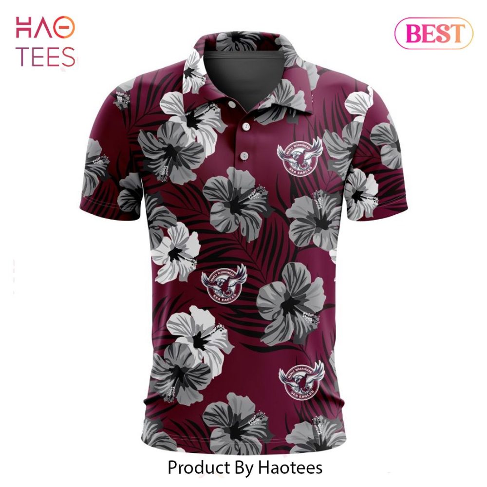 Nrl Manly Warringah Sea Eagles Special Aloha Golf Polo Design