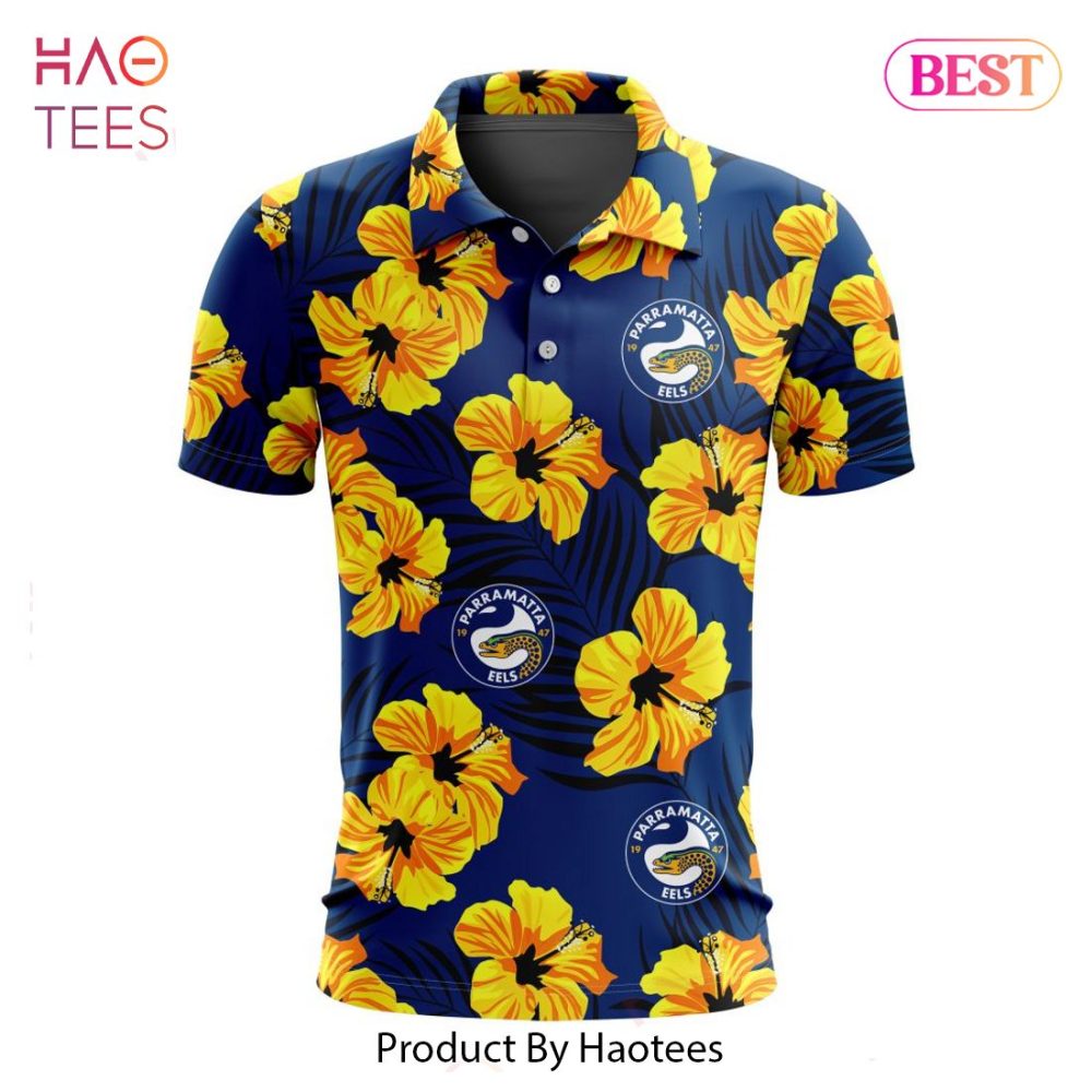 Nrl Parramatta Eels Special Aloha Golf Polo Design