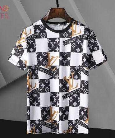 Louis Vuitton Gold 3D T-Shirt Limited Edition