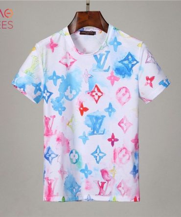 Louis Vuitton Mix Muticolor Luxury Logo 3D T-Shirt