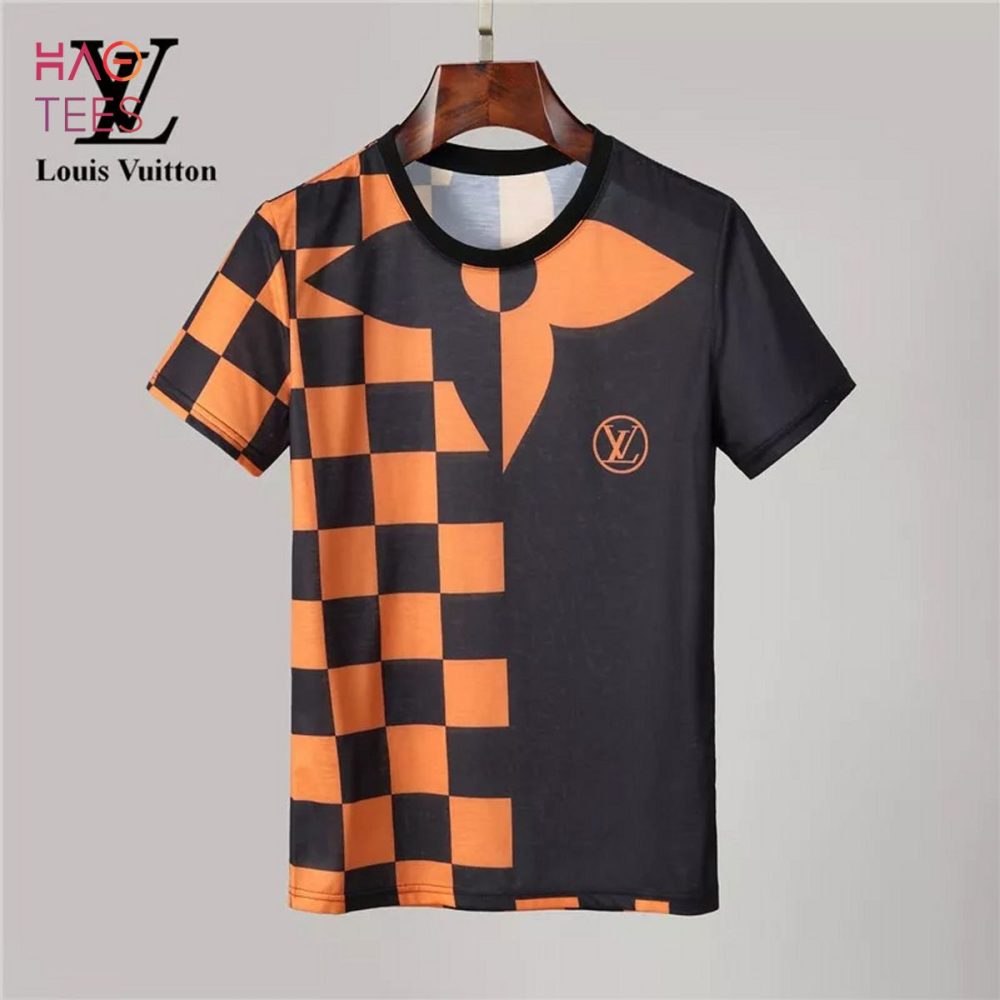Lv Orange Black T-Shirt Limited