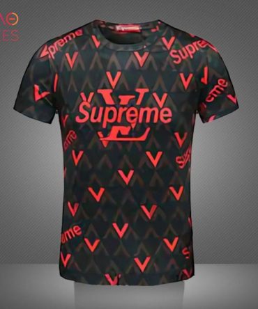 Supreme Mix Louis Vuitton 3D T-Shirt Limited Edition