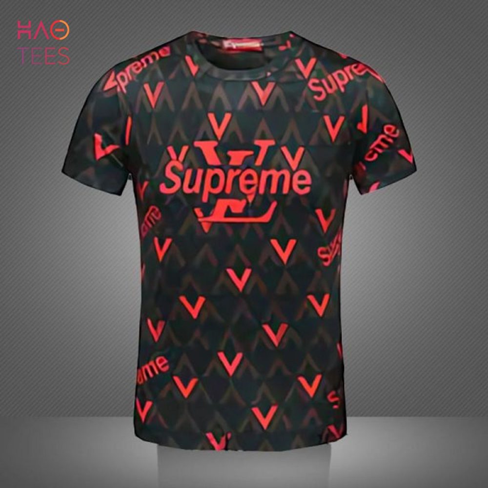 Supreme Mix Louis Vuitton 3D T-Shirt Limited Edition