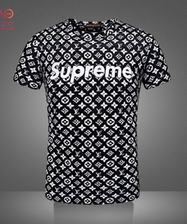 Lv Mix Supreme Black White 3D T-Shirt