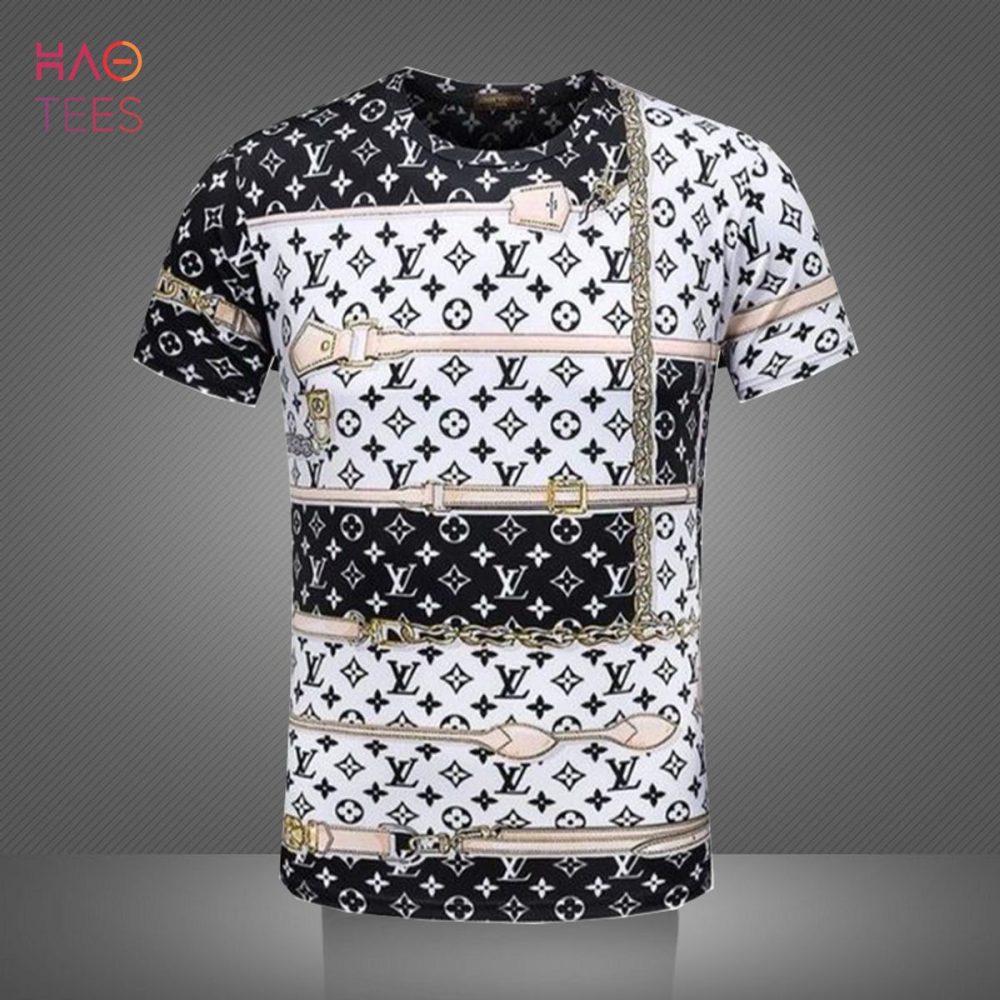 Lv Luxury Muticolor 3D T-Shirt Version 6